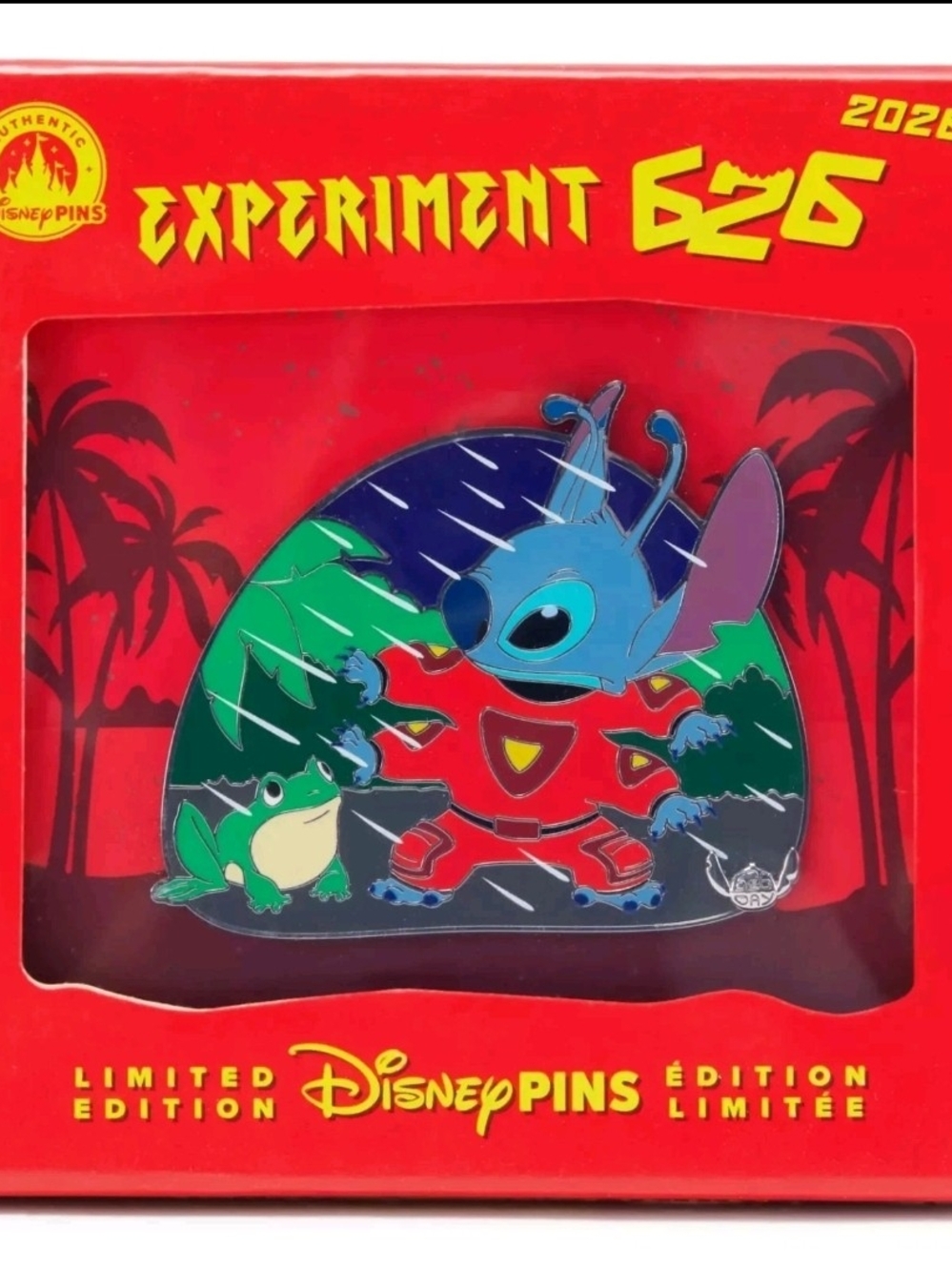 Disney Experiment 626 Day 2026 Mini Jumbo Pin Lilo & Stitch Limited Edition